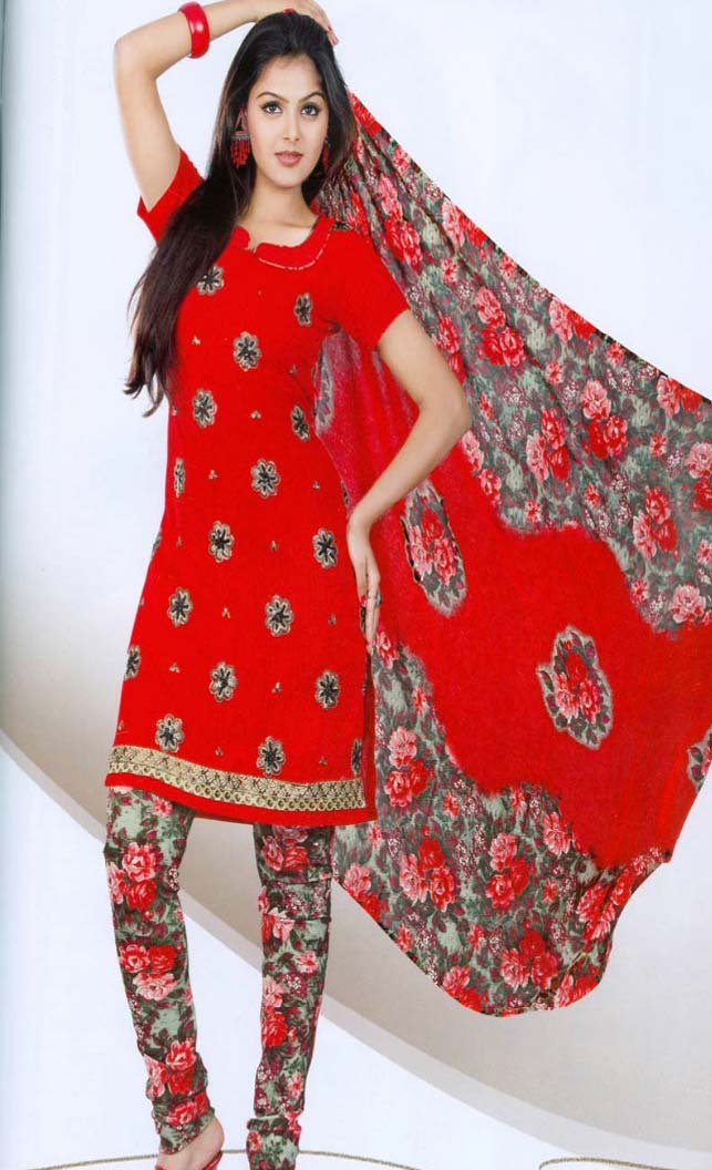 http://www.sheclick.com/wp-content/uploads/2010/03/Casual-Red-Cotton-Flower-Print-Churidar-Salwar-Kameez.jpg