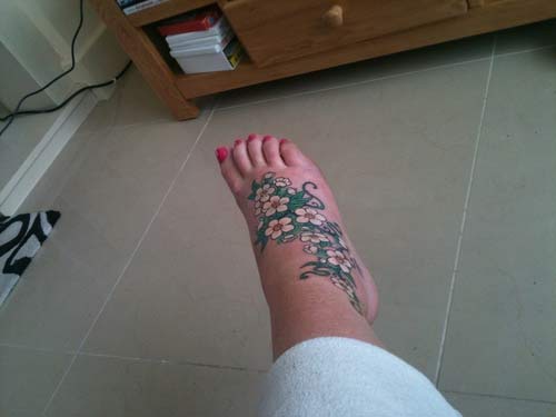 tattoo designs for girls feet. Foot Tattoo Designs For Women