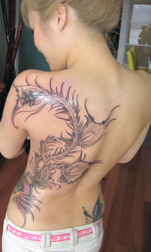 female back tattoos. Absolute Back Tattoo Designs