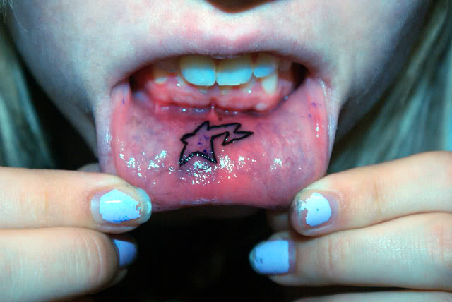 tattoo of lips. Trendy Lip Tattoos Designs For