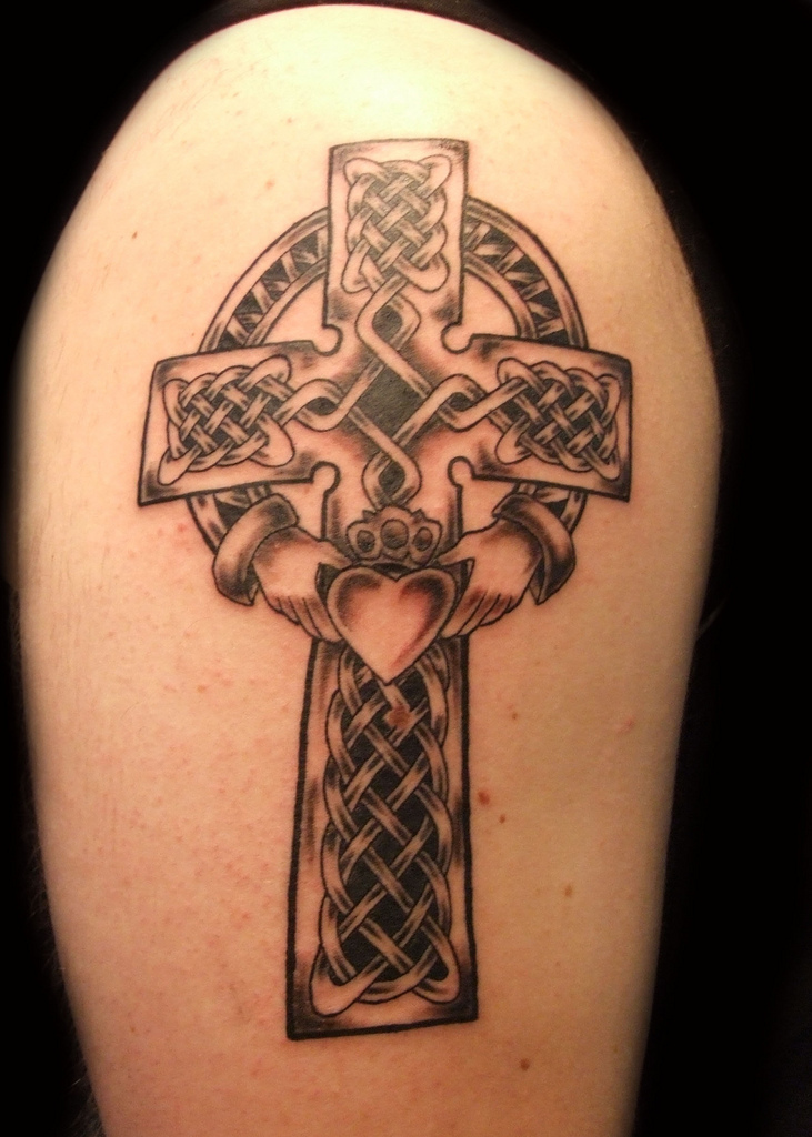 Cross Tattoos On Upper Arm. Cross Tattoo on Arm