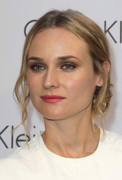 messy updo hairstyles. Diane Kruger Messy Updo