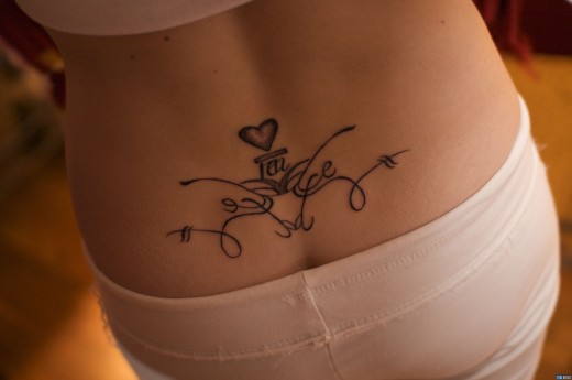 Hot Lower Back Tattoos Designs For Women