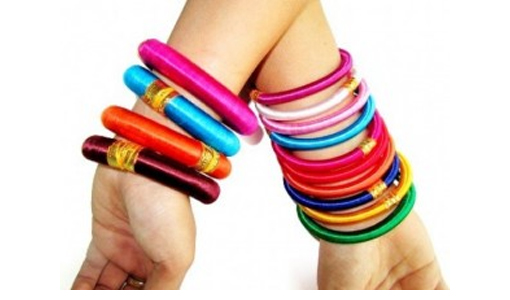 Colorful College Girls Bangles for Eid 2014
