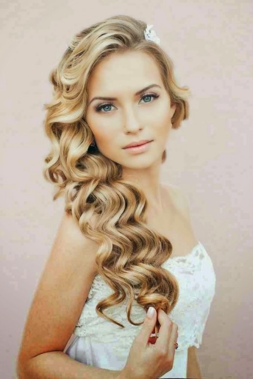 Latest Wedding Curly Hairstyle For 2015