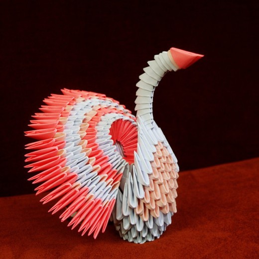 Origami Peacock Art Design