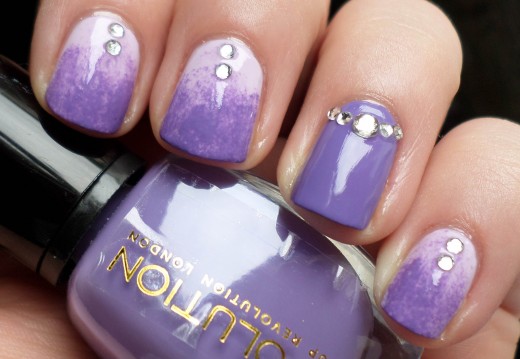 Awesome Lilac Love Nail Paint Trend