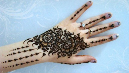 Awesome Back Mehndi Designs 2015 for Eid