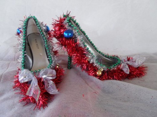 Tacky Christmas Sweater Party Shoes