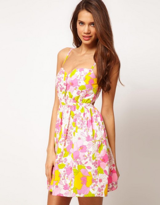 Summer Floral Print Outfits for Party