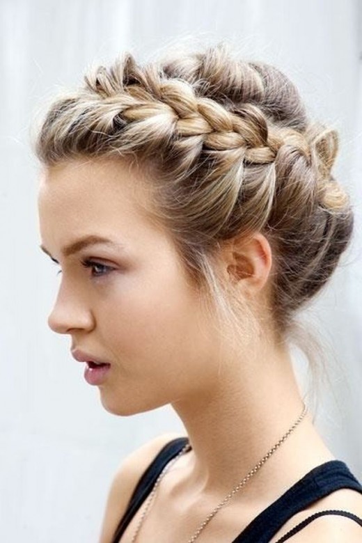 Braided Short Hair Hairstyles for Formal Event