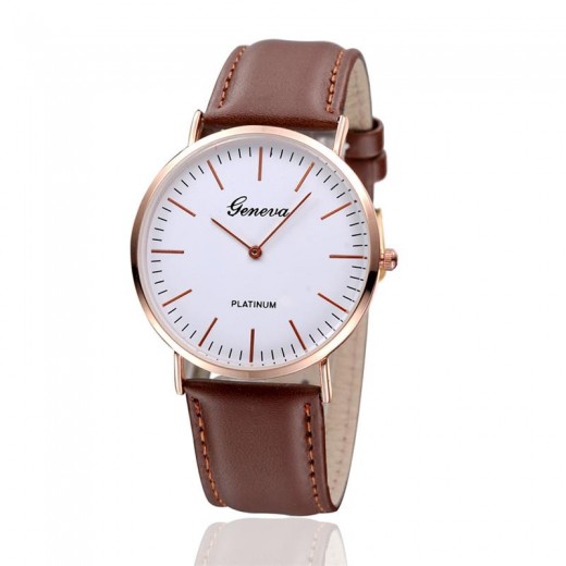 Hot Unisex Casual Leather Watch Pictures