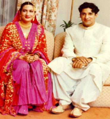 Wasim Akram Wedding Picture.