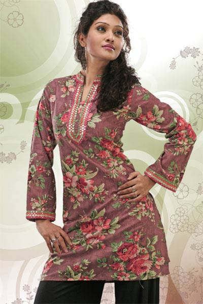 Eid Kurta with Jeans for Girls Decent Collection 2010 - SheClick.com