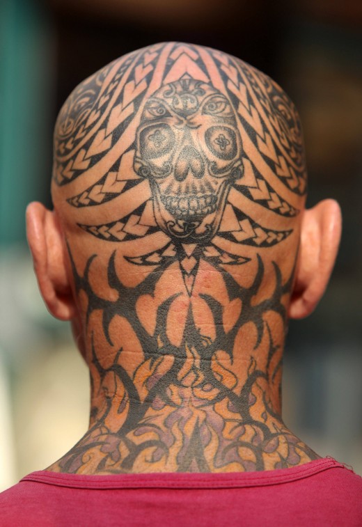 Best Head Tattoo Design for Men SheClick com