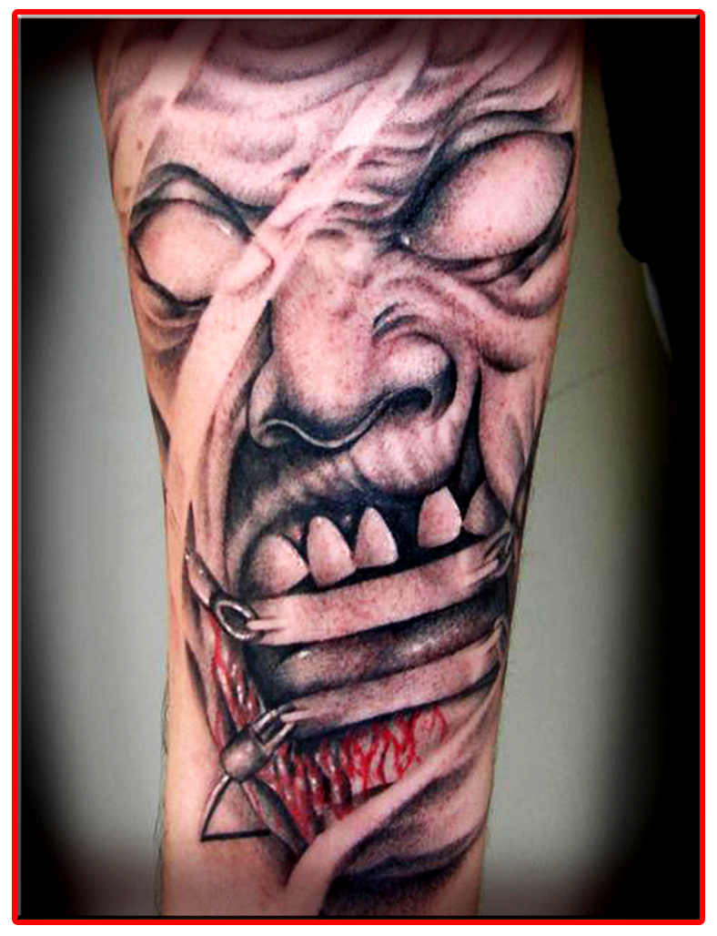 Evil Zombie Tattoo Design for 2011 - SheClick.com