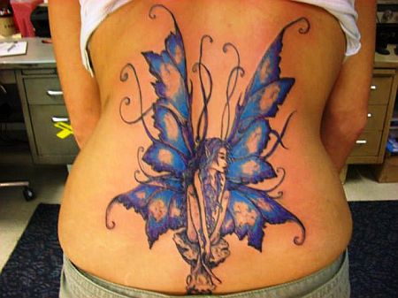 Fairy Tattoo For Back - SheClick.com