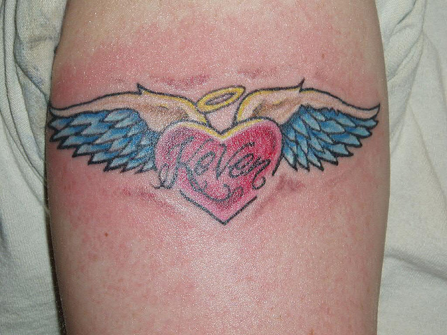 Heart Tattoo on Arm - SheClick.com