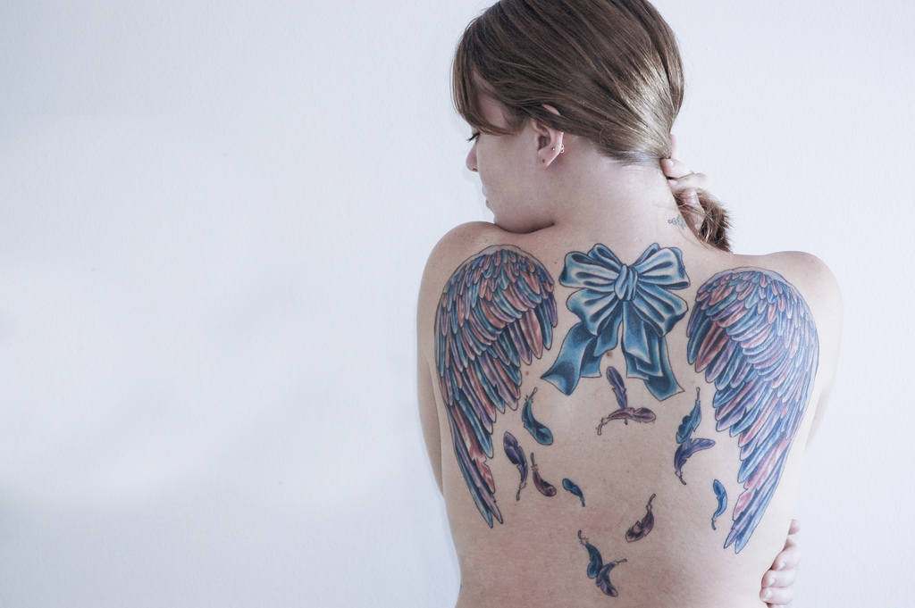 Memorial Tattoo for Girls Back - SheClick.com