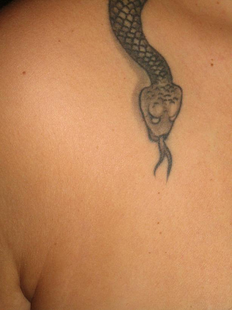 Snake Tattoo Design for Shoulder - SheClick.com