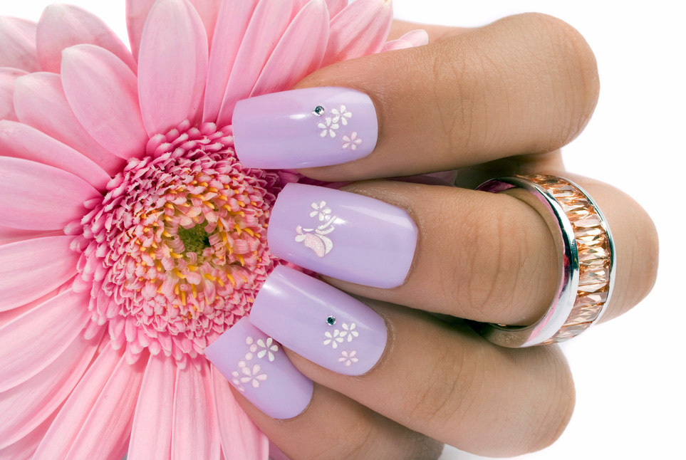1. "Lilac and Gold Nail Design on Tumblr" - wide 1